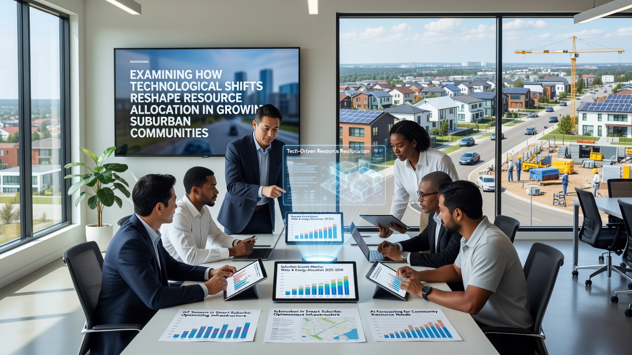 Examining How Technological Shifts Reshape Resource Allocation in Growing Suburban Communities